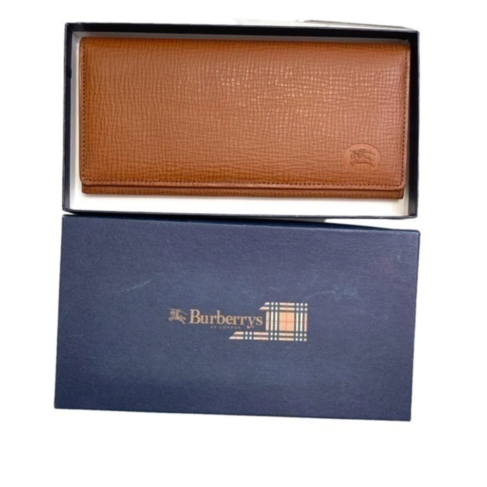Burberry Burberrys vintage light brown tan wallet new